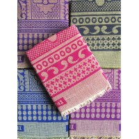 BRIGHT DARK COLOR SOLAPUR CHADDAR , CARPET DESIGN CHADDAR - 1 PCS CHADDAR