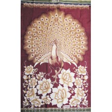BIG PEACOCK DESIGN CHADDAR IN MULTI COLOR / BEST QUALITY CHADDAR 123456789