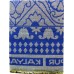 SOLAPUR CHADDAR / BLANKET ,CARPET DESIGN CHADDAR CUM CARPET IN BLUE