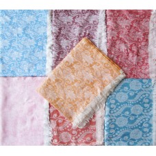 FAMOUS SOLAPUR FANCY COLORS / LIGHT WEIGHT CHADDAR CUM BEDSHEET / FLOWER DESIGN